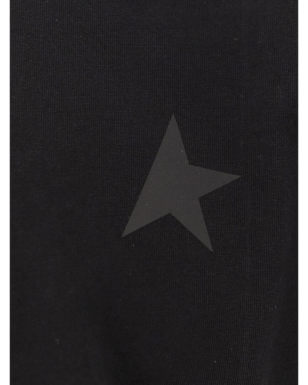 Golden Goose Deluxe Brand Black Star-Printed Crewneck T-Shirt for men