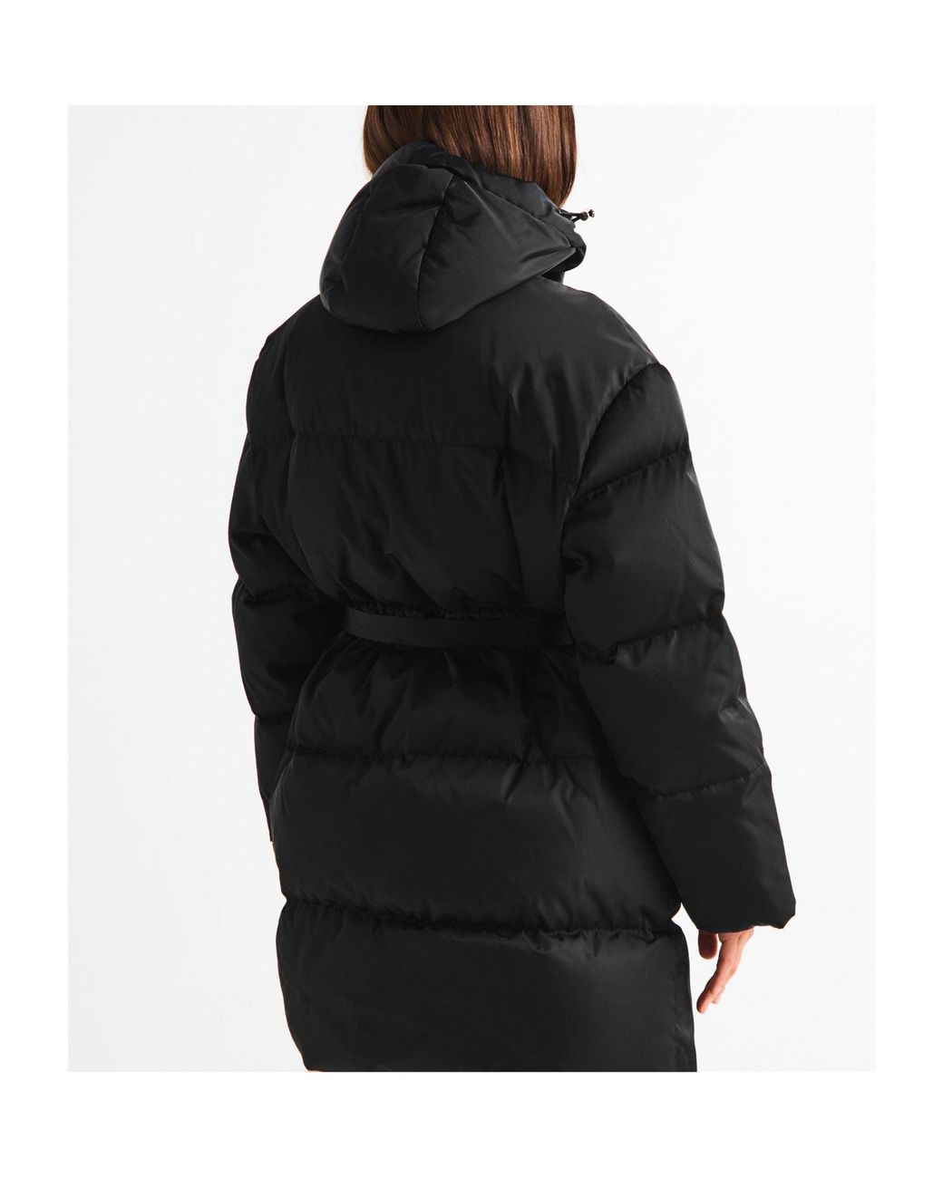 Prada Black Long Puff Jacket