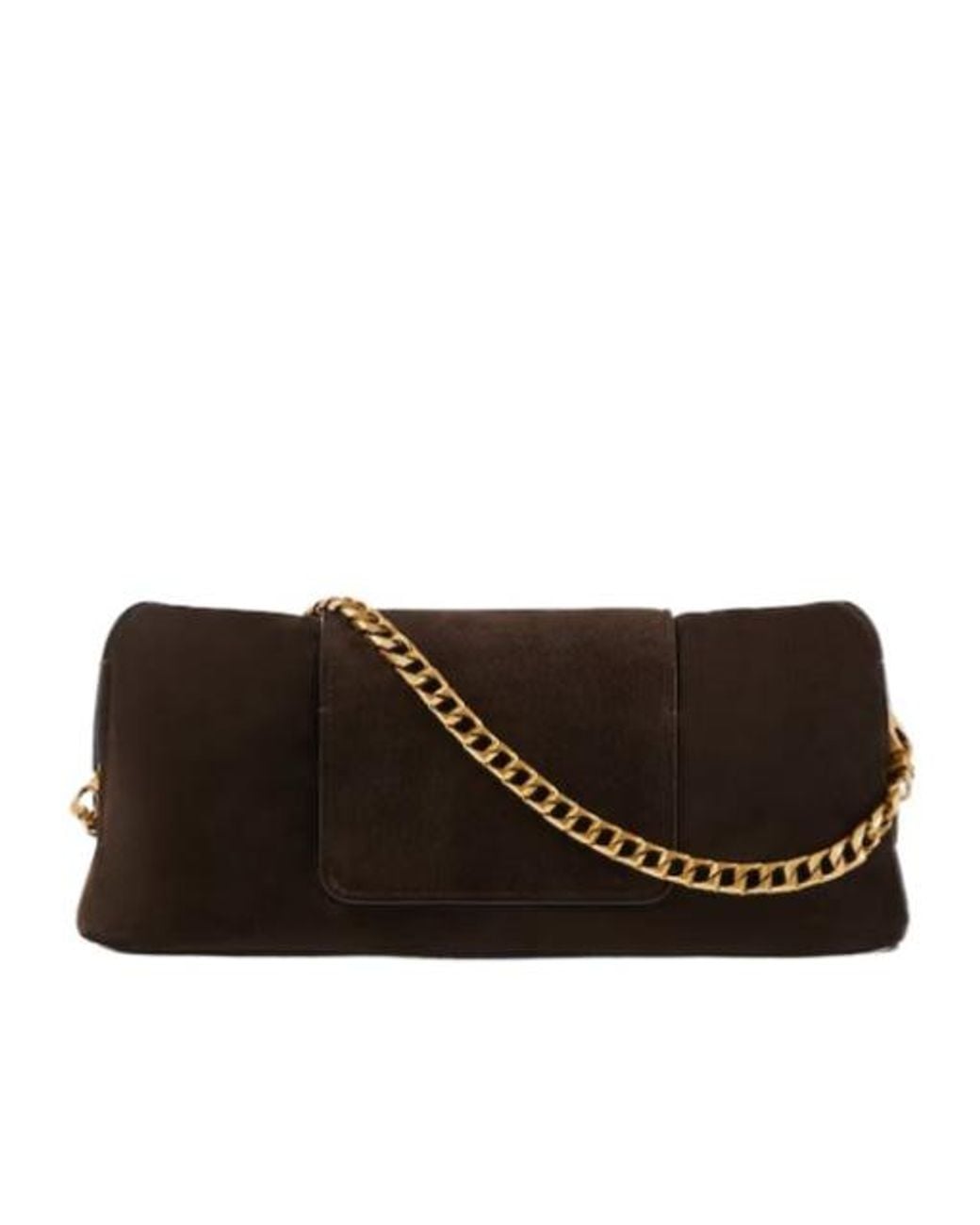 Versace Black Chain Strap Clutch Bag