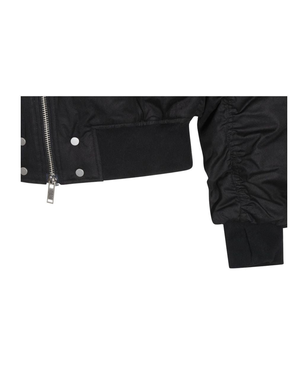 Thom Krom Black Zip-Up Bomber Hooded Jacket for men