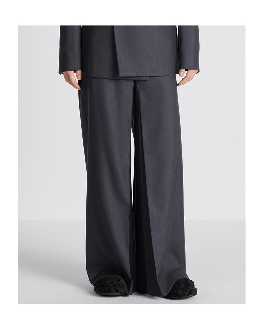 Dior Blue Wide-Leg Pants for men