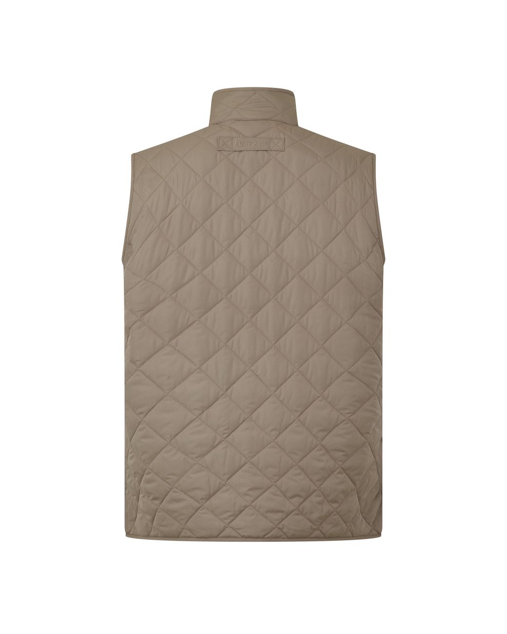Barbour Brown Diamond-Quilted Gilet for men
