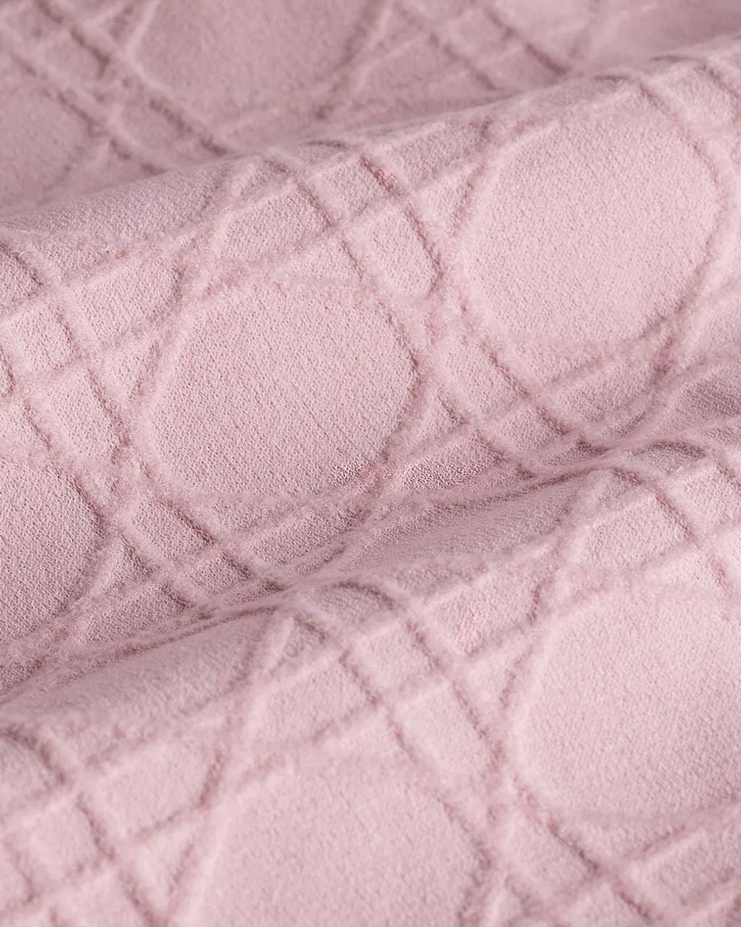 Dior Pink Giacca Macrocannage Con Vestibilità Regolare