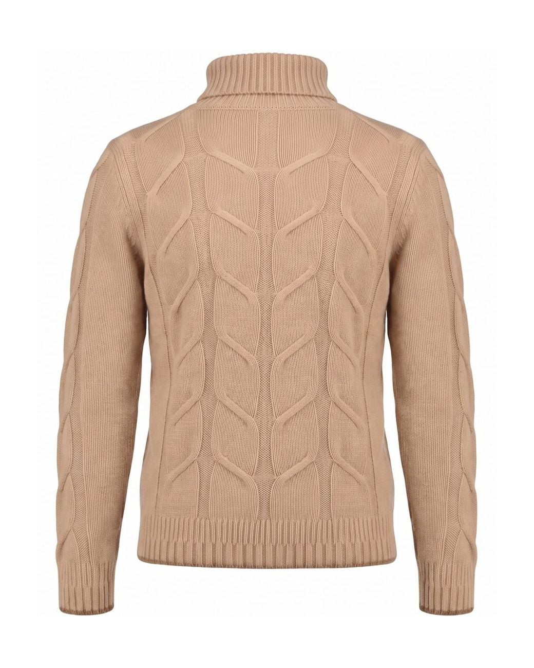 Altea Natural Cable-Knit Wool Sweater for men