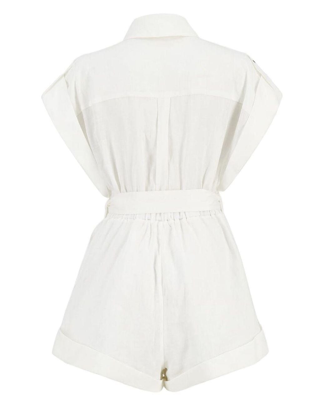 Zimmermann White Rhiannon Playsuit