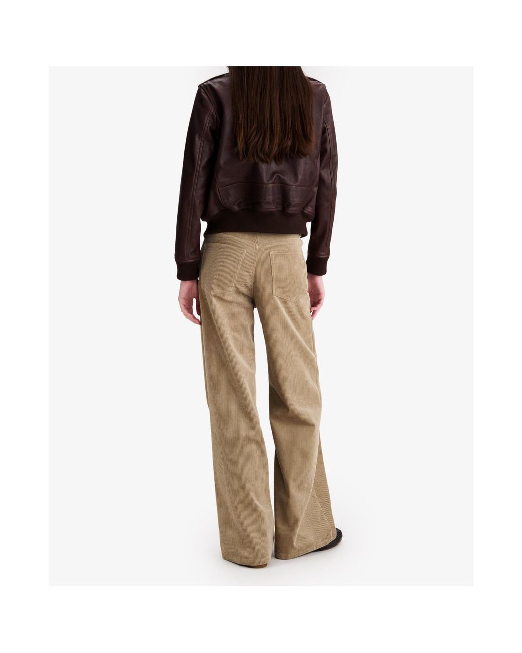 A.P.C. Brown Long-Sleeved Zip-Front Jacket