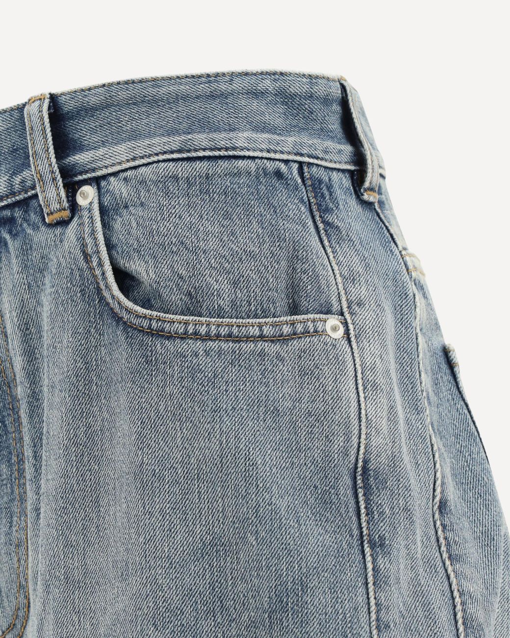 Loewe Gray Anagram Barrel Jeans