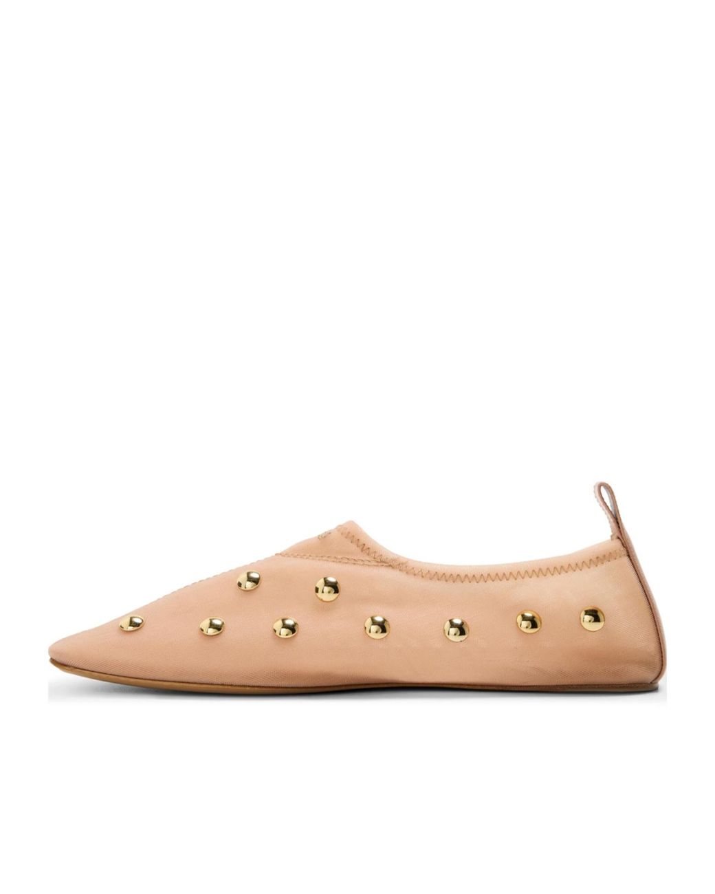 Chloé Pink Studded Ballet Shoes