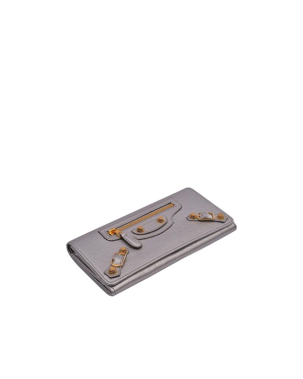 Balenciaga Gray Logo Wallet