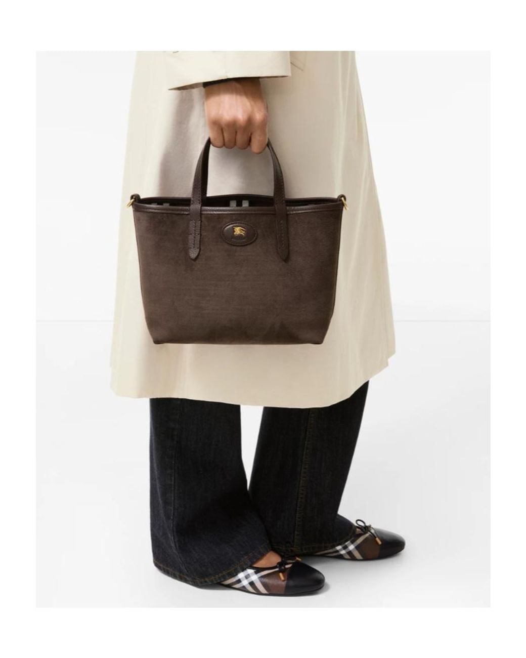 Burberry Black Mini Top Handle Shoulder Bag