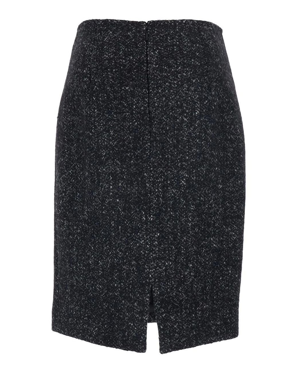 The Row Blue 'Malva' Skirt With Rear Concealed Zip Closure And Rear S