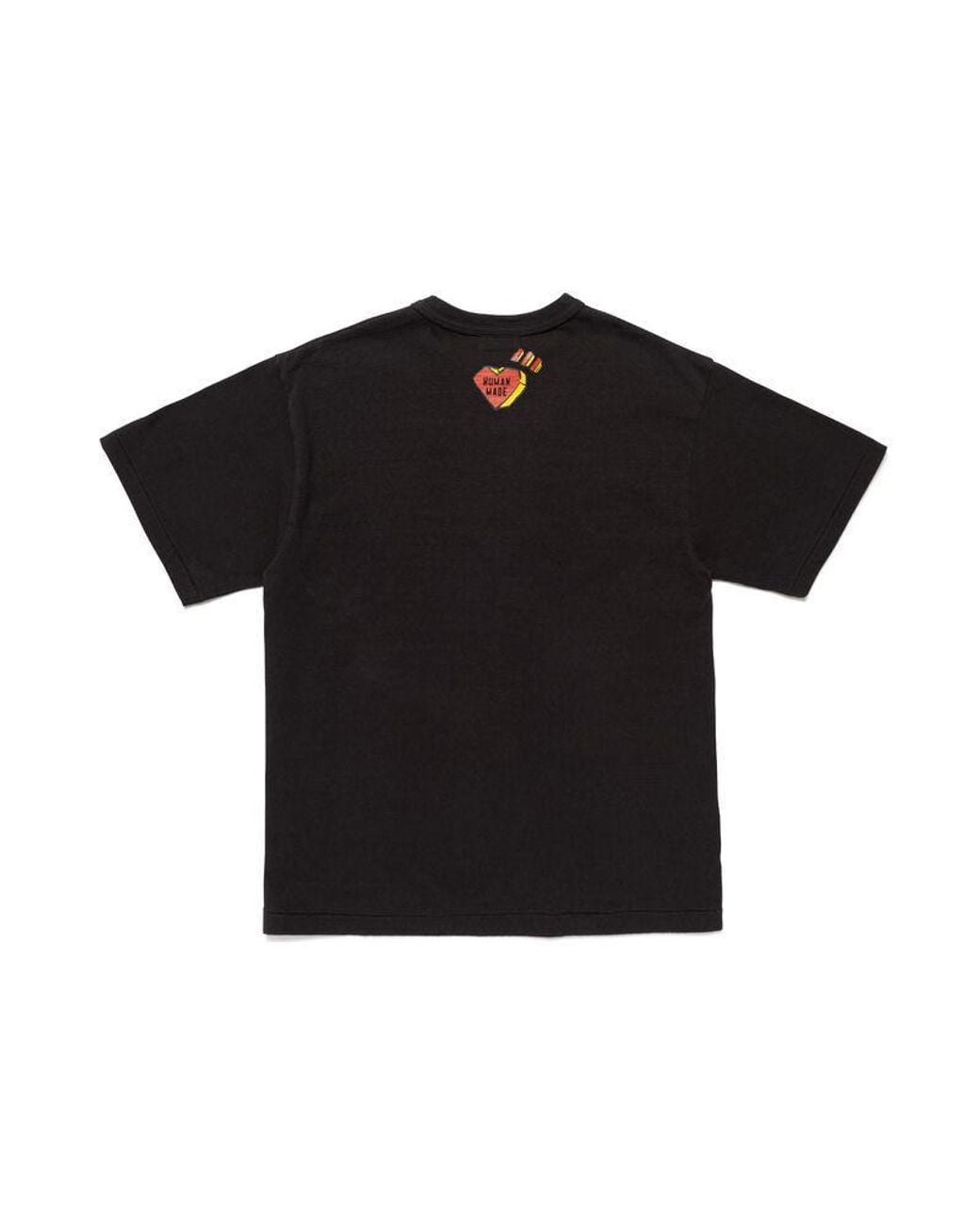 Human Made Black Graphic T-Shirts for men