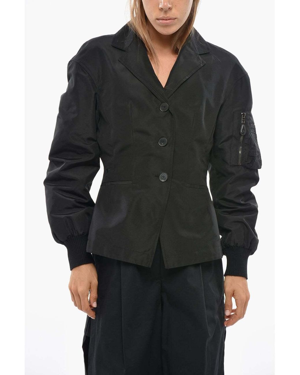 Dior Black Fitted Jacket With Integrated Bustier