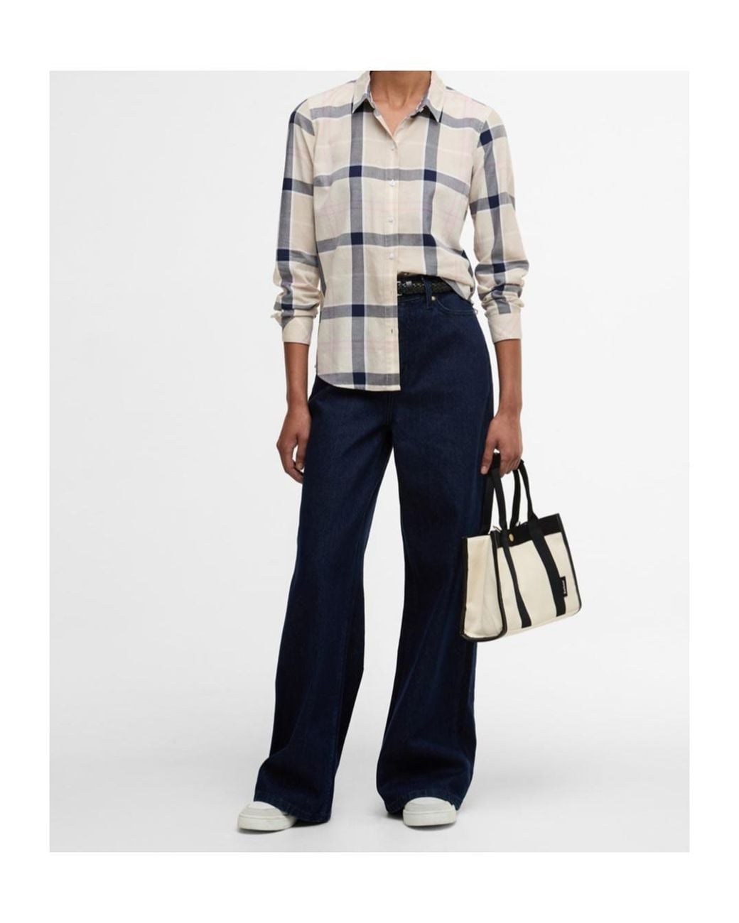 Barbour White Bredon Shirt