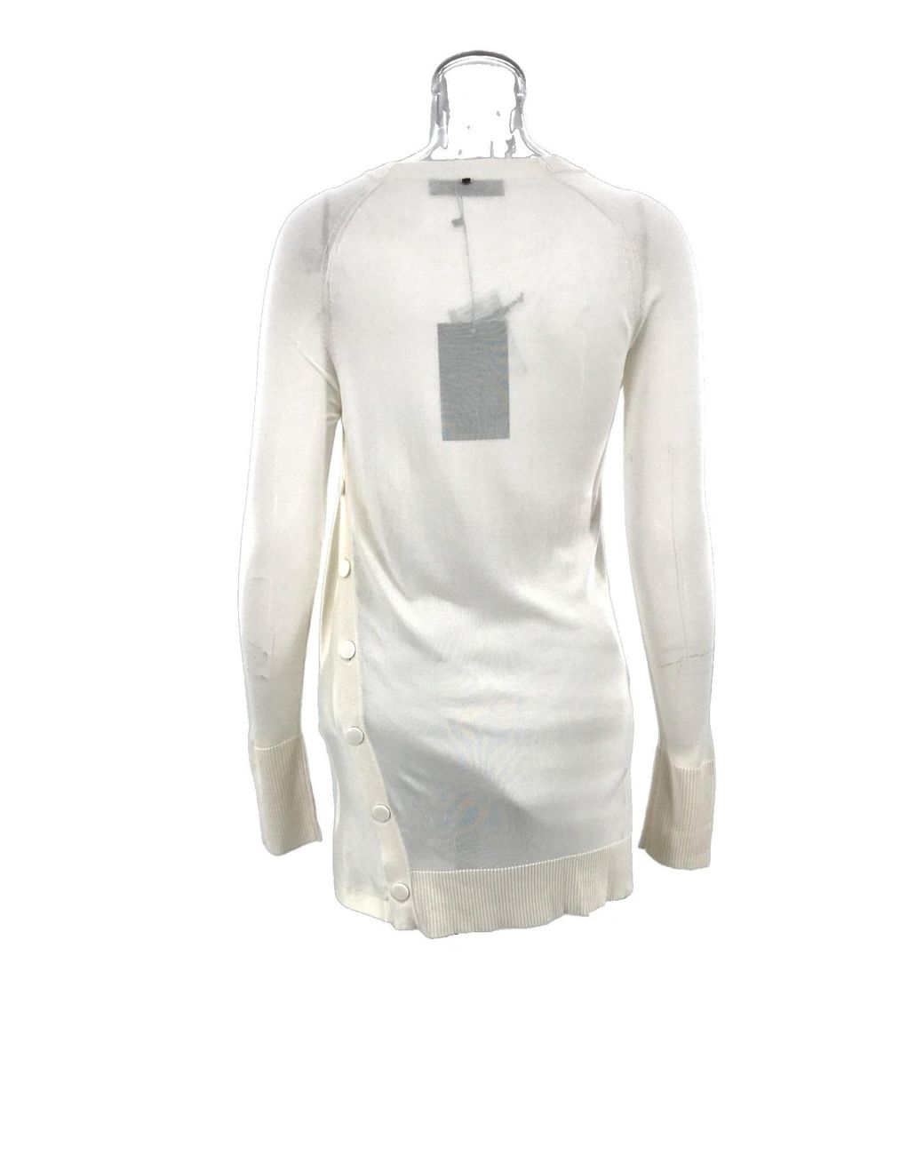 Sportmax White Long-Sleeved Sweater