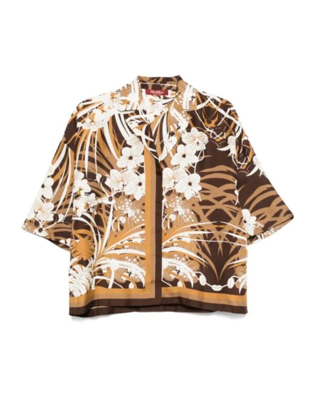 Max Mara Metallic Silk Shirt