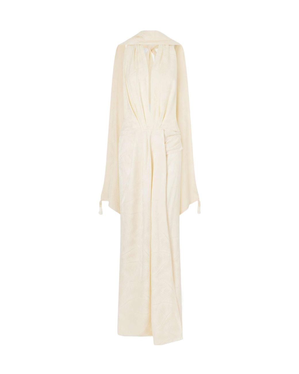 Johanna Ortiz White Halterneck Maxi Dress