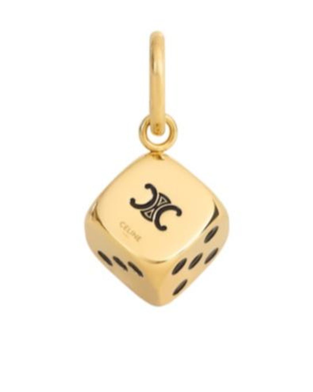 Céline Metallic Charms Triomphe Dice