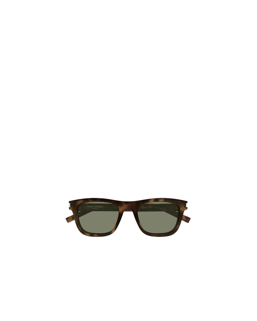 Saint Laurent Green Eyewear Square Frame Sunglasses
