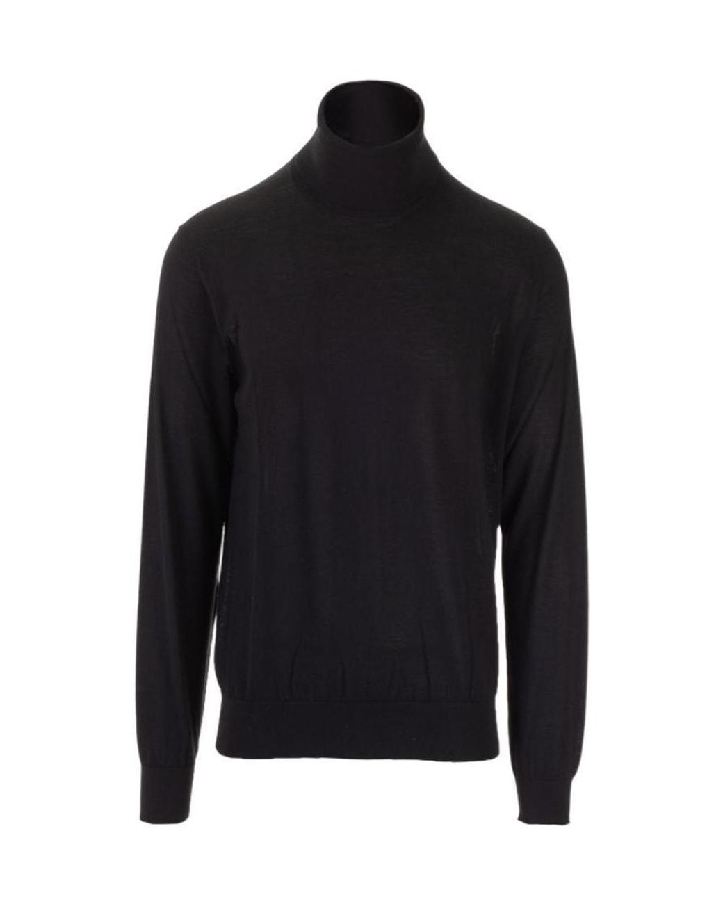 Dolce & Gabbana Black Turtleneck Jumper for men