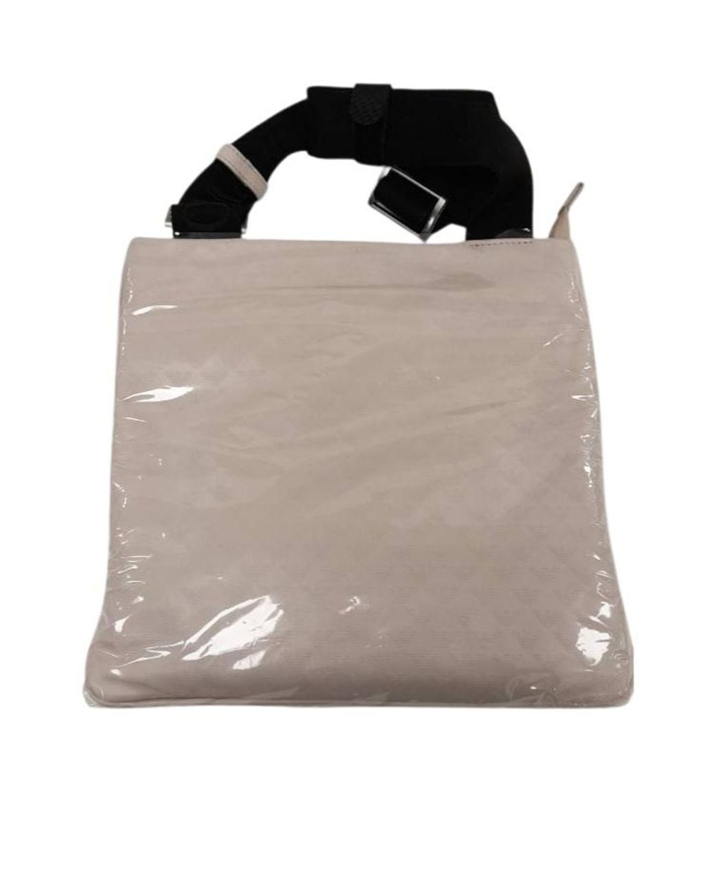 Emporio Armani Brown Solid Color Shoulder Bag for men