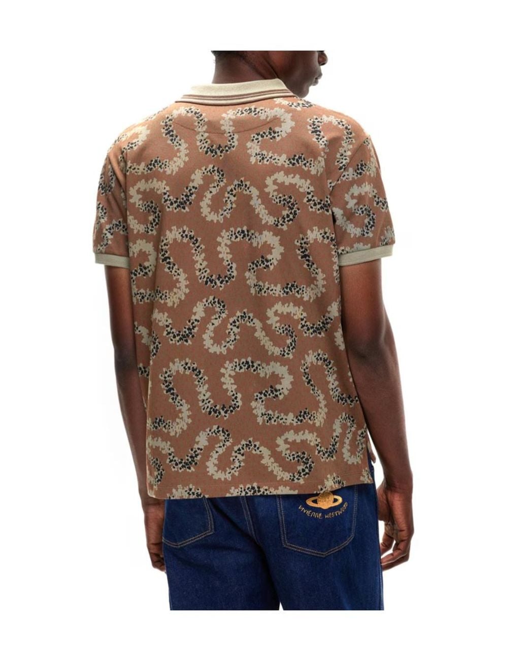 Vivienne Westwood Multicolor Viv Trail Short Sleeve Polo Shirt for men