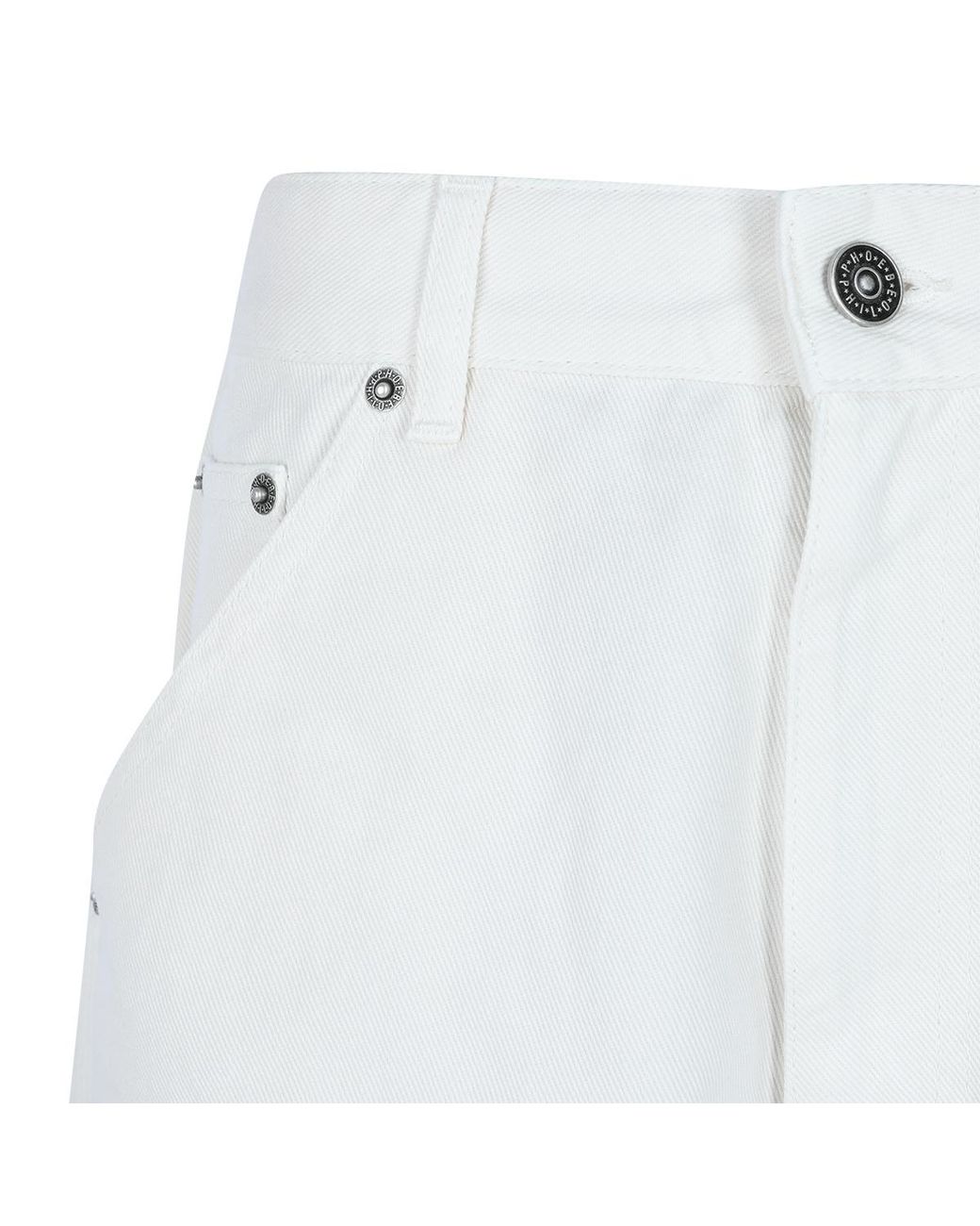 Phoebe Philo White Carpenter Shorts