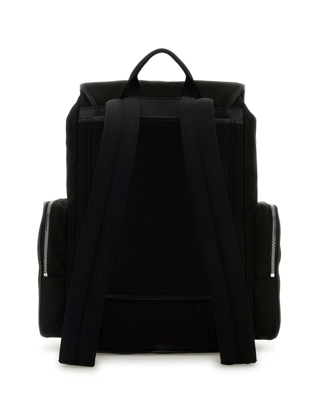 Bally Black Logo Printed Code Explorer Backpack for men