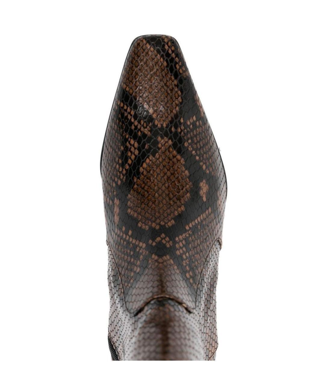 Stuart Weitzman Brown Square Toe High Heeled Ankle Boots