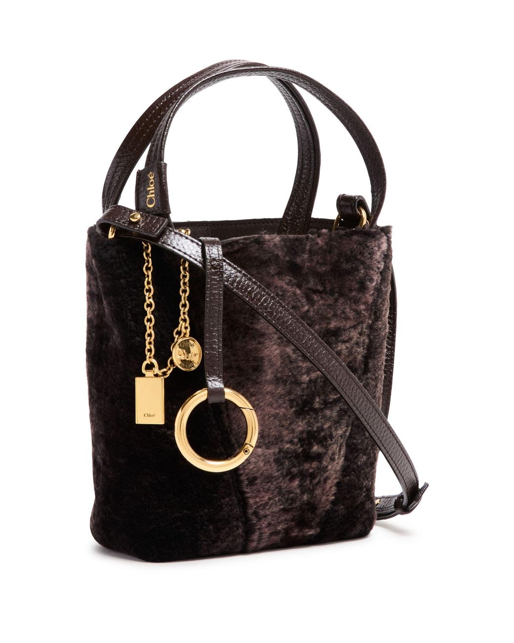 Chloé Black Spin Tote Bag