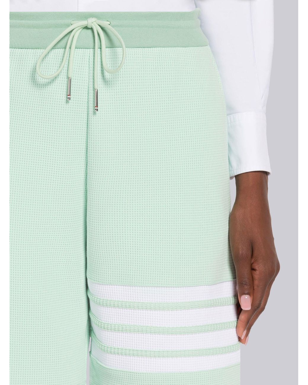 Thom Browne Blue 4-Bar Stripe Shorts