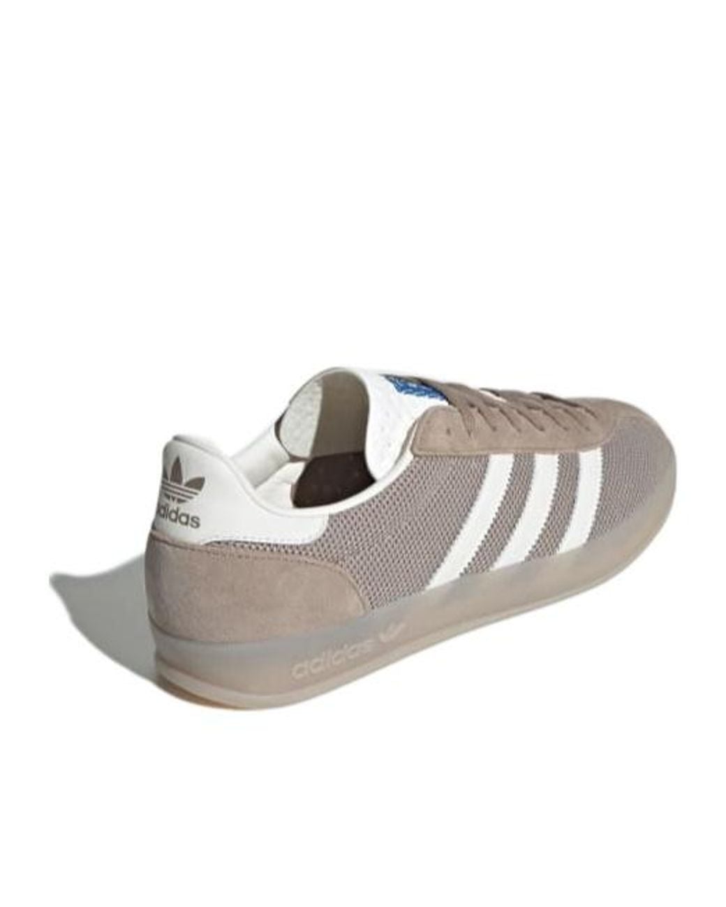 Adidas Originals Gray Gazelle Indoor Pro Low-Top Sneakers for men