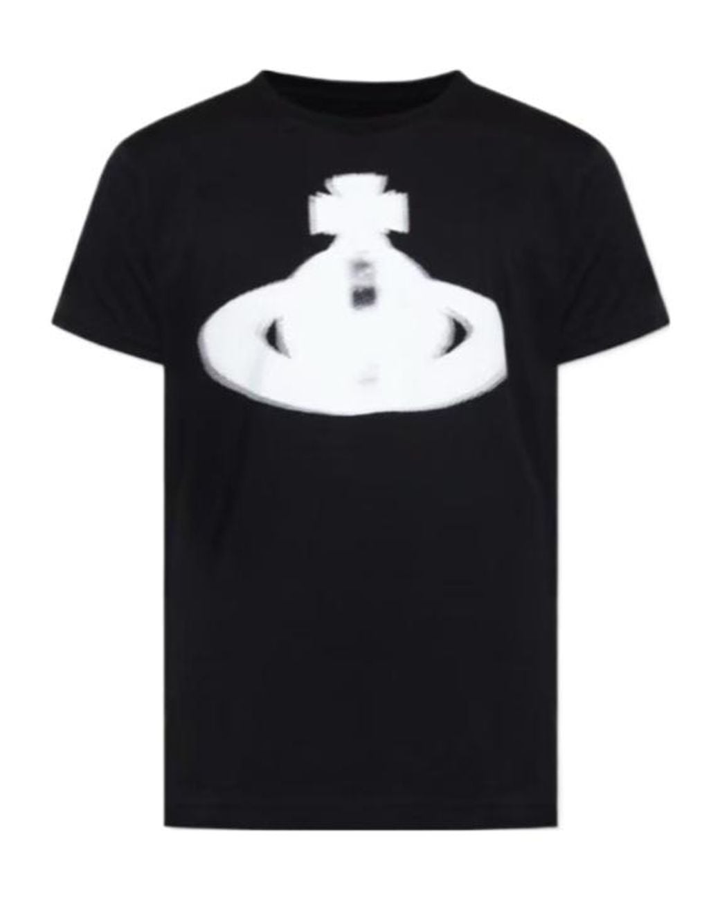 Vivienne Westwood Black Logo Printed T-Shirt