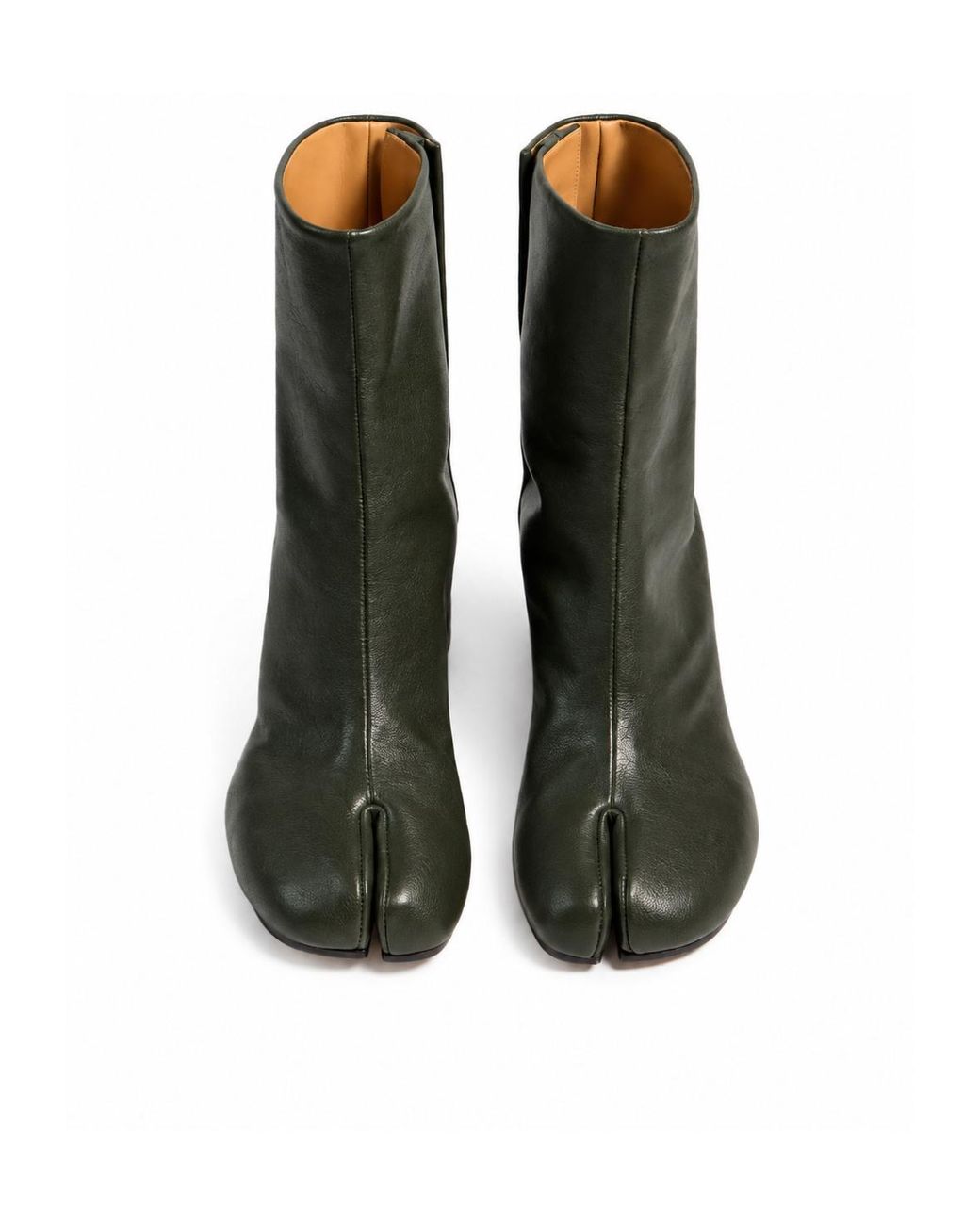 Maison Margiela Green Tabi Ankle Boots