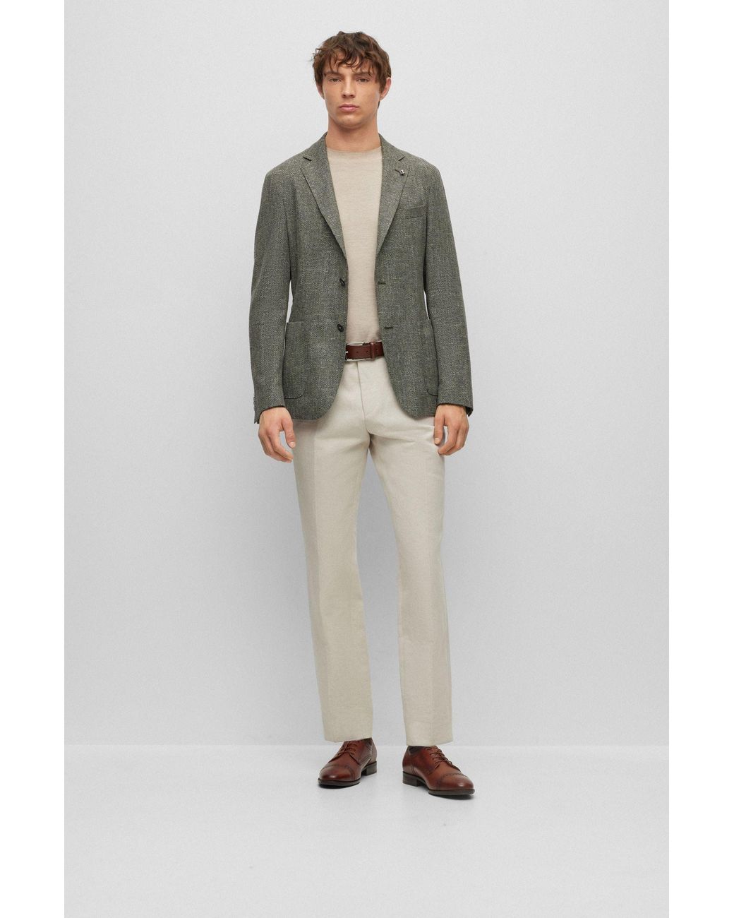 Boss Green Long-Sleeve Blazer for men