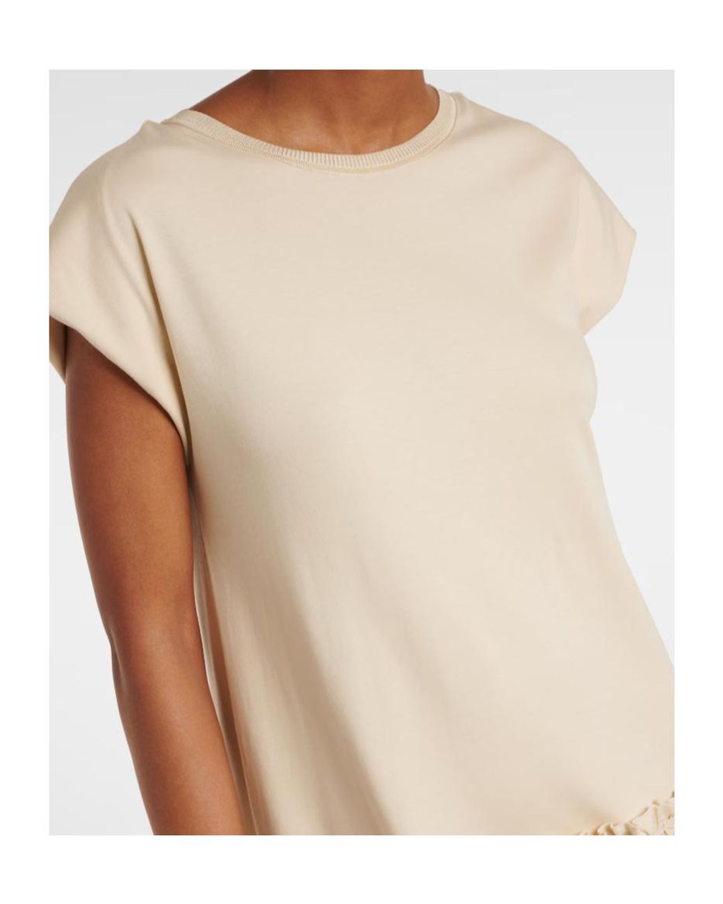 Joseph Natural Pleated Detail Dress