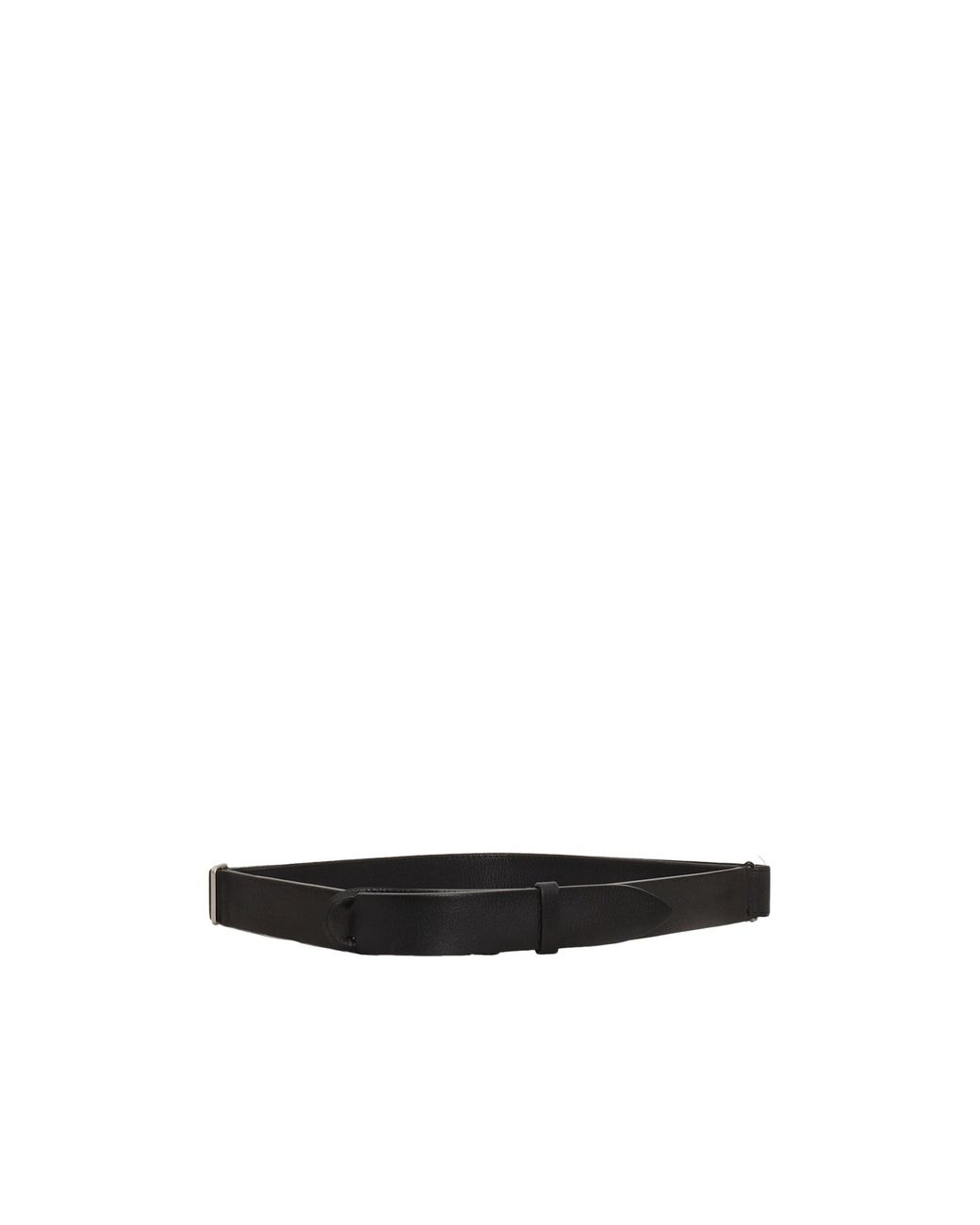 Orciani White Chevrette Nobuckle Belt for men
