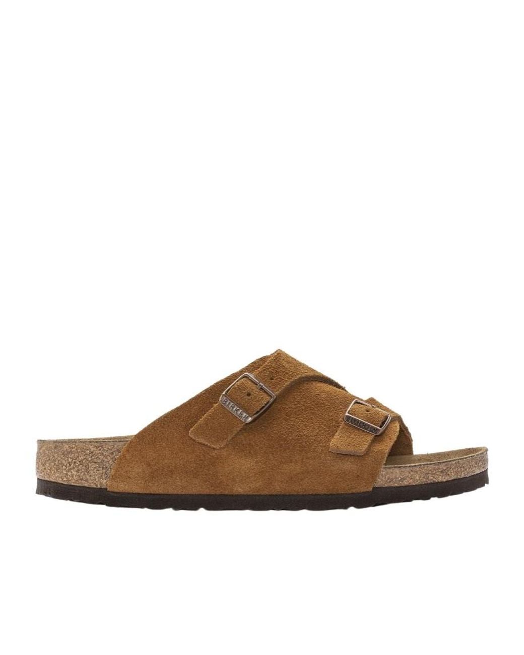 Birkenstock Brown Zurich Double Buckled Sandals for men