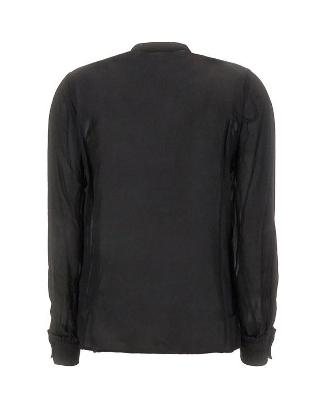 Michael Kors Black Michael Pleat Detailed Buttoned Shirt