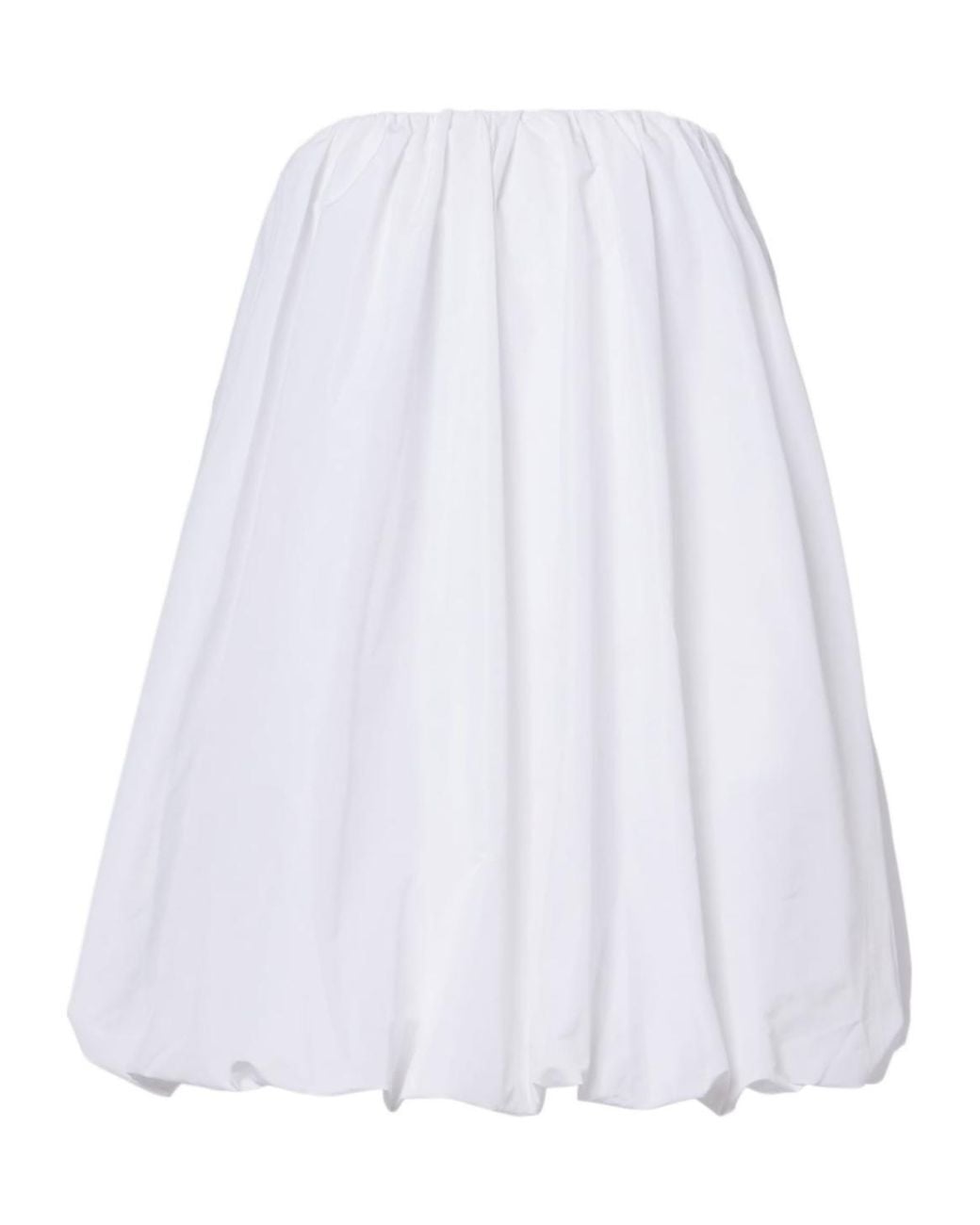 Patou White Strapless Minidress