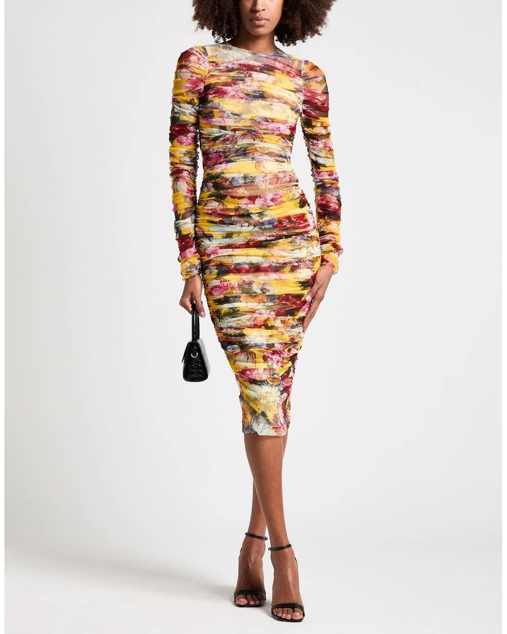Dolce & Gabbana Metallic Midi Dresses