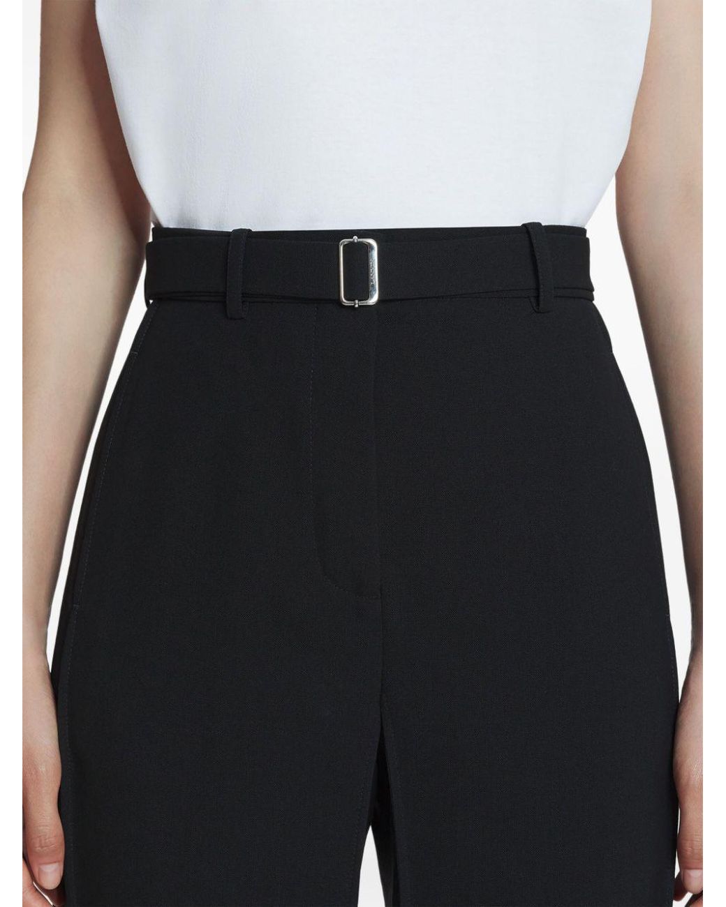 Lanvin Blue Belted Trousers