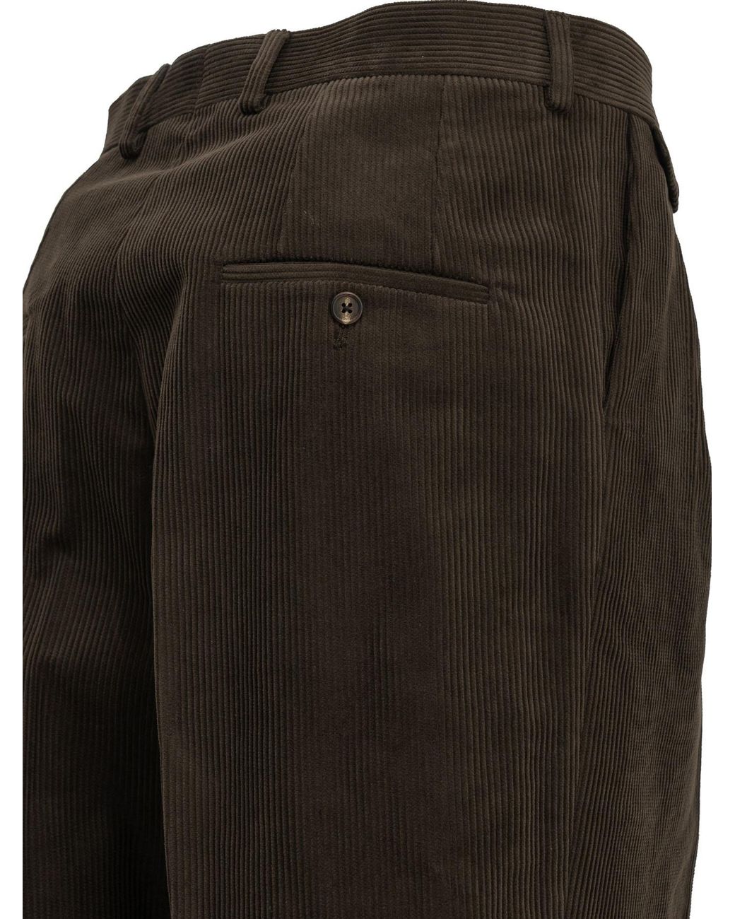 Céline Black Casual Trousers With Belt Loops for men