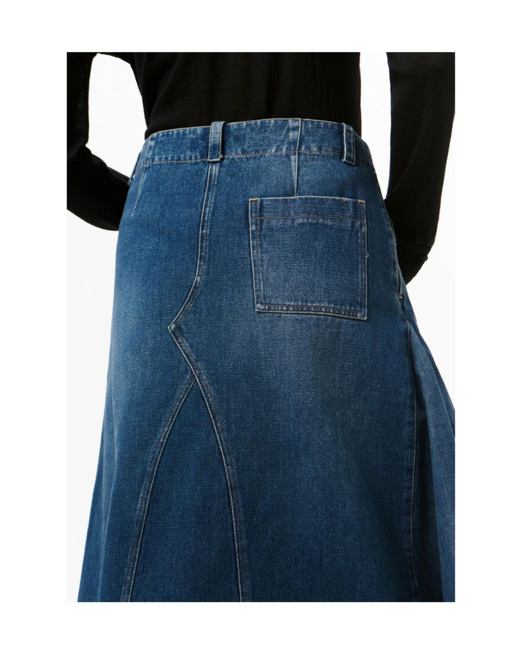 Our Legacy Blue Rift Skirt