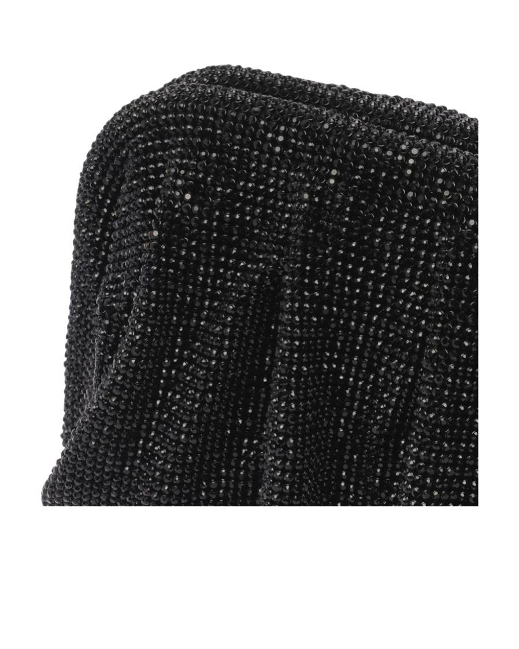 Benedetta Bruzziches Black Venus La Petite Embellished Clutch Bag
