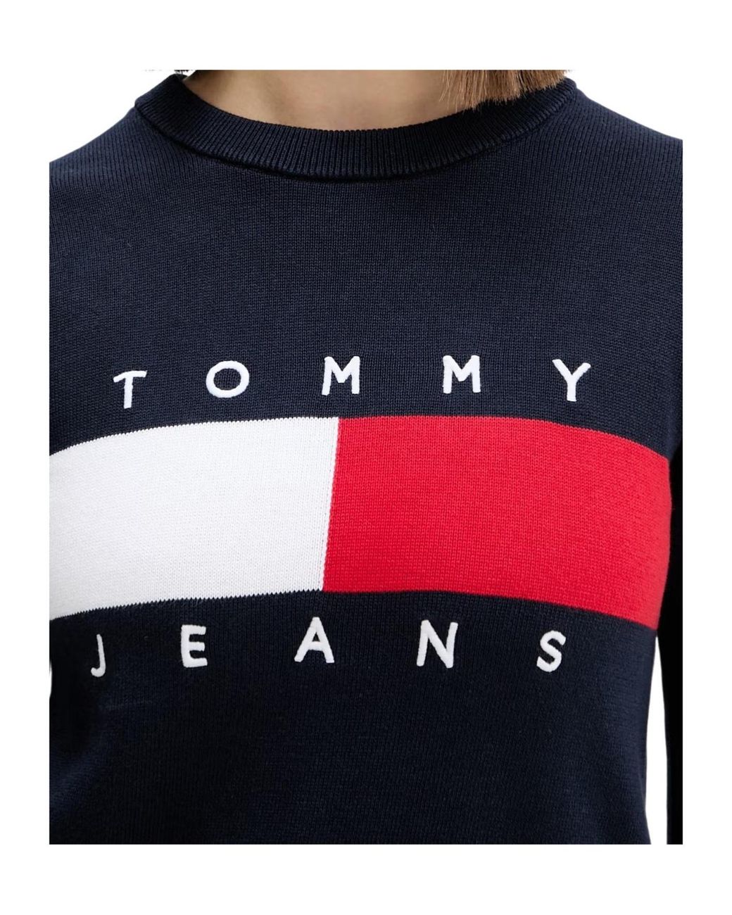 Tommy Hilfiger Black Crew Neck Knitwear