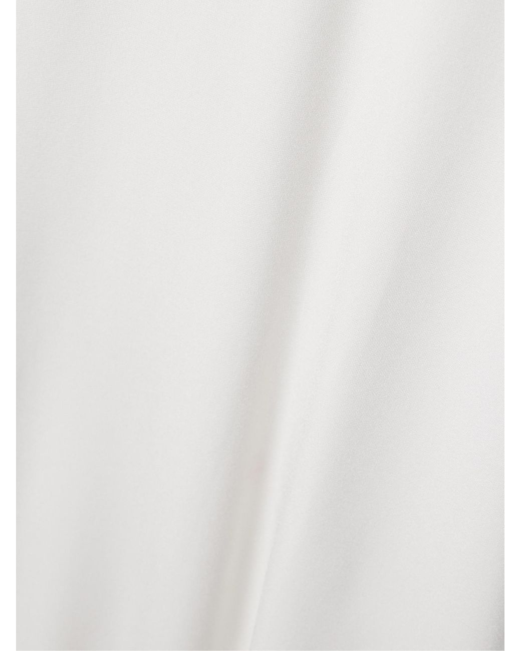 Khaite White Keran Stretch-Knit Midi Dress