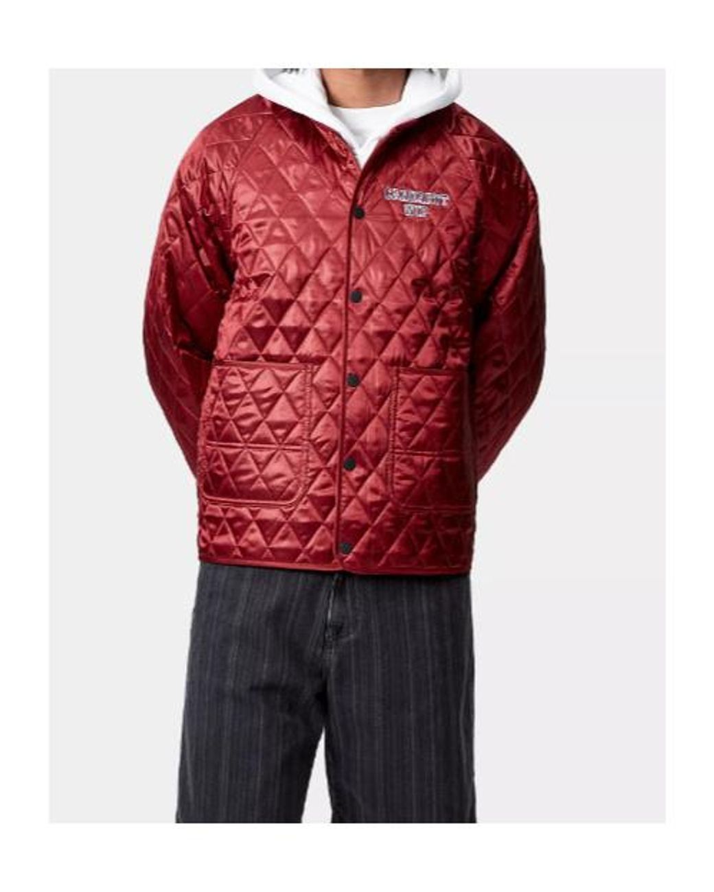 Carhartt Red Alumni Liner Jacket for men