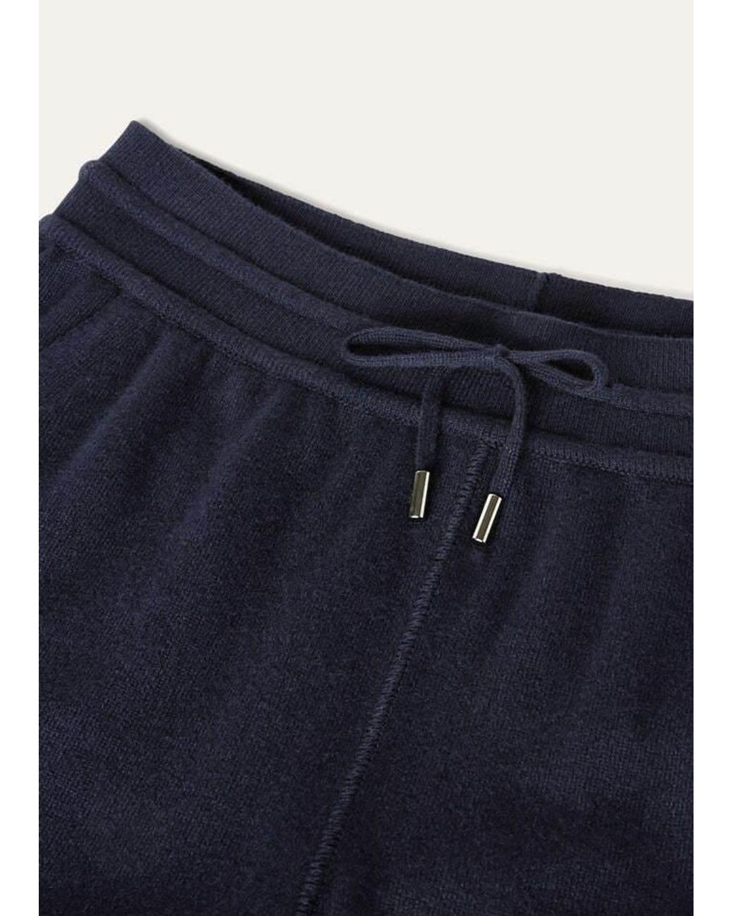 Loro Piana Blue Merano Drawstring Track Trousers