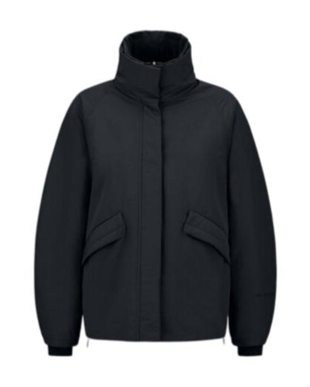 Herno Blue Laminar High-Neck Jacket